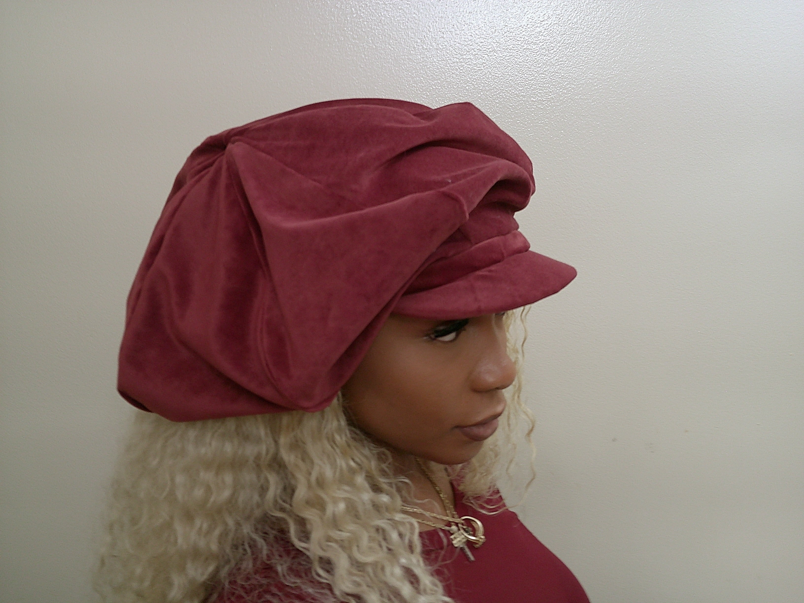 Baker Boy Hat: Brick Red