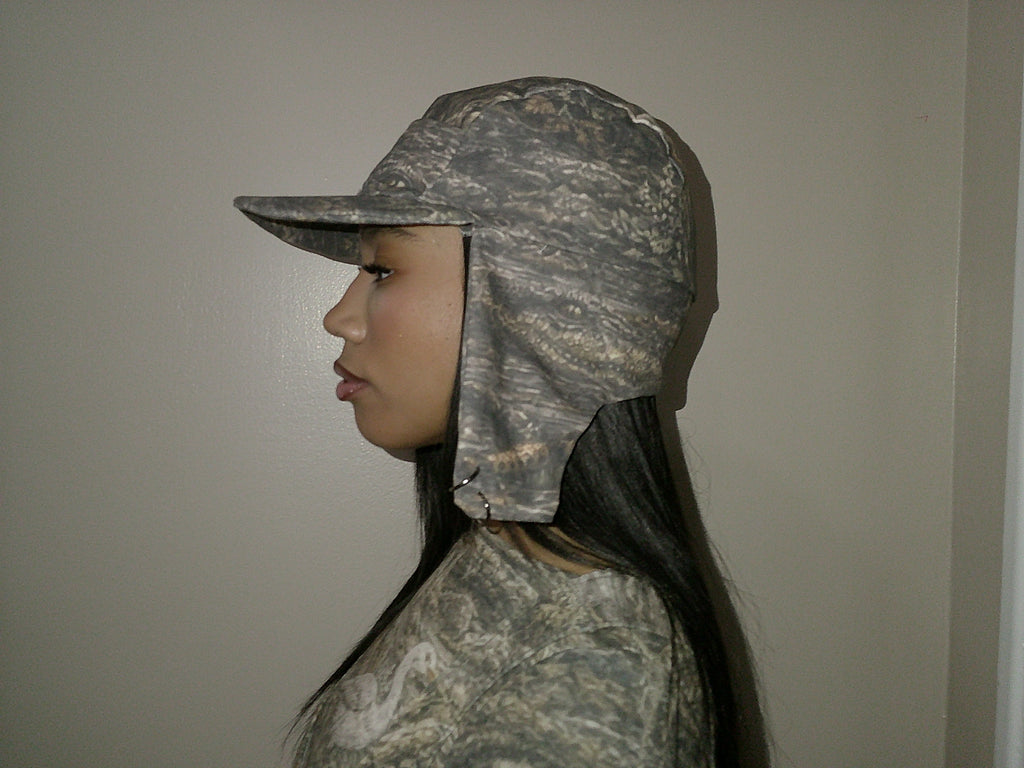 Geechee Camo Aviator Cap