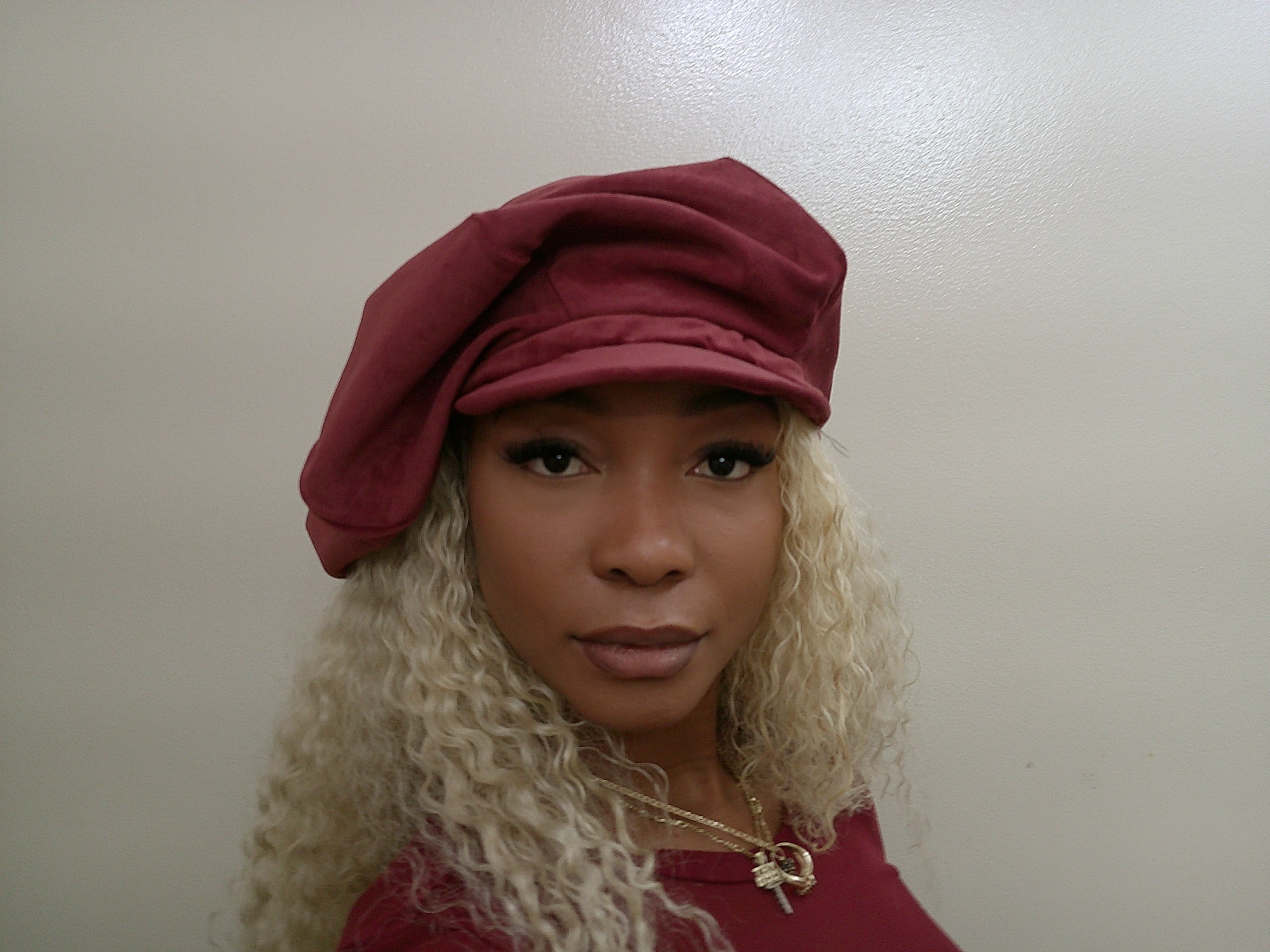 Baker Boy Hat: Brick Red